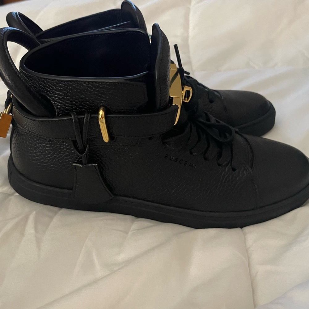 Buscemi 100mm Black Gold Sneaker US 11 (EU 41)